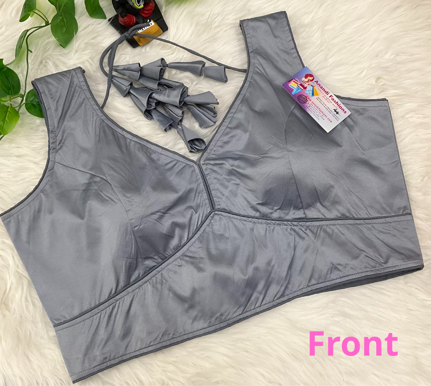 Plus Size Blouses - Sleeveless Blouse in Various Colors image 0