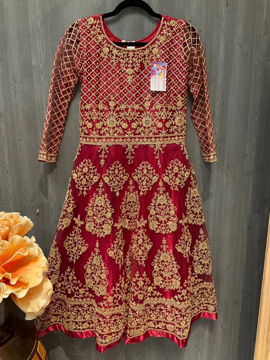 Teenage Girls party wear Long dress- size 36