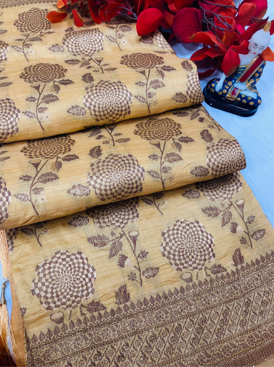 Silk Saree - Stunning TUSSAR SILK Sarees image 0