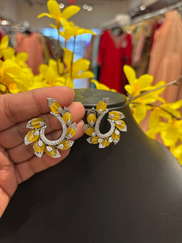 Designer Earrings with Monalisa Beads