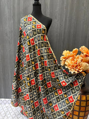 Chinon Dupatta - Multicolor Elegant and Stylish Dupatta