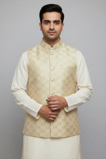 Modi Jacket - Mens wear -Sequence work Vest/ Modi Jacket