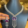 Designer style- CZ Party Wear Necklace set