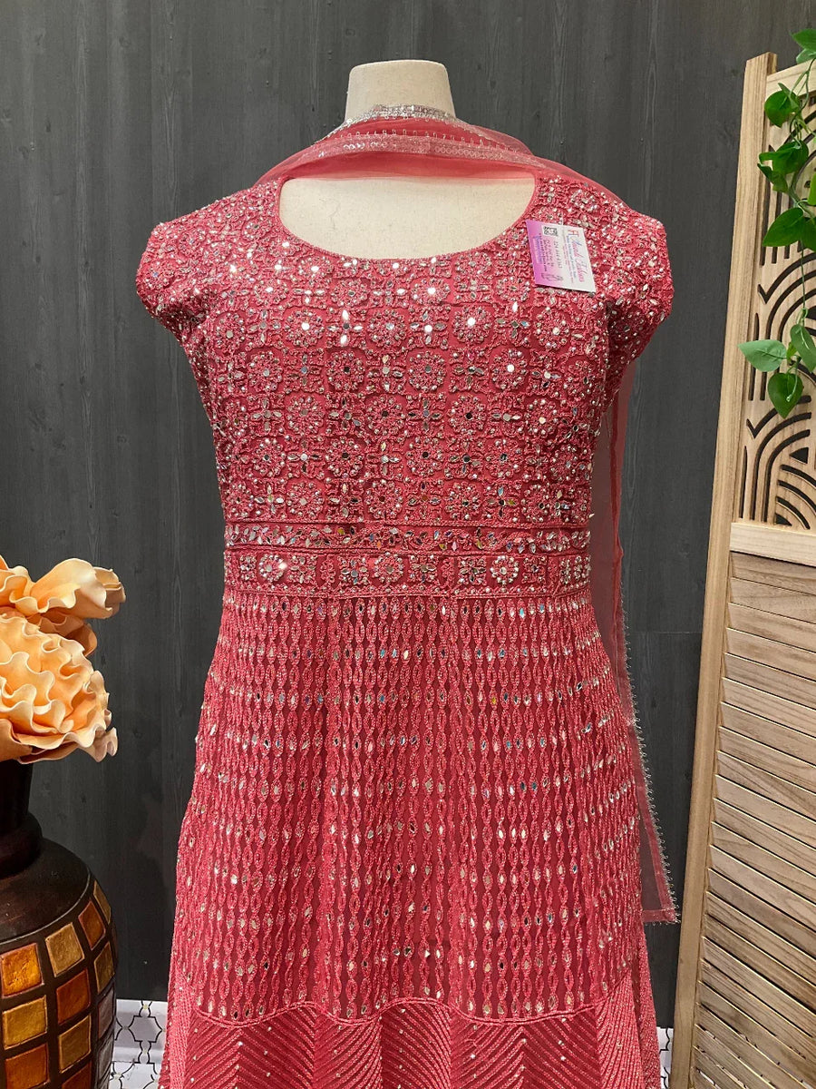 Plus Size - Party wear floor length dress- Size 56/58