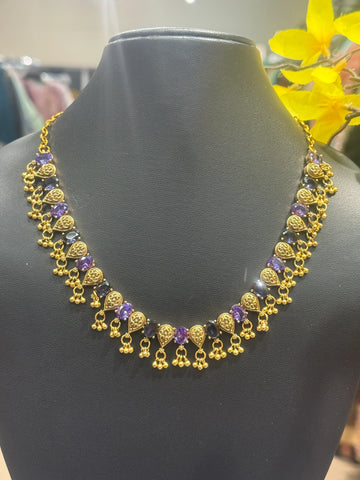 Gold Finish Necklace set