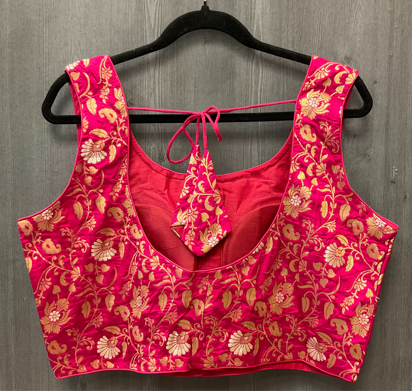 Brocade Floral Design Blouses- Size 42(fits upto 44) image 3