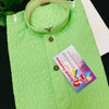 Boys Kurta Pajama - Boys Cotton Chikankari Light Green Kurta Set