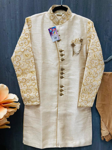 Dhoti Kurta - Yellow Kurta with dhoti pant - Size 36