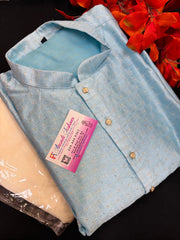 Plus Size Men's Kurta Pajama Sets in Pastel Colors | Big Sizes Ethnic Wear
