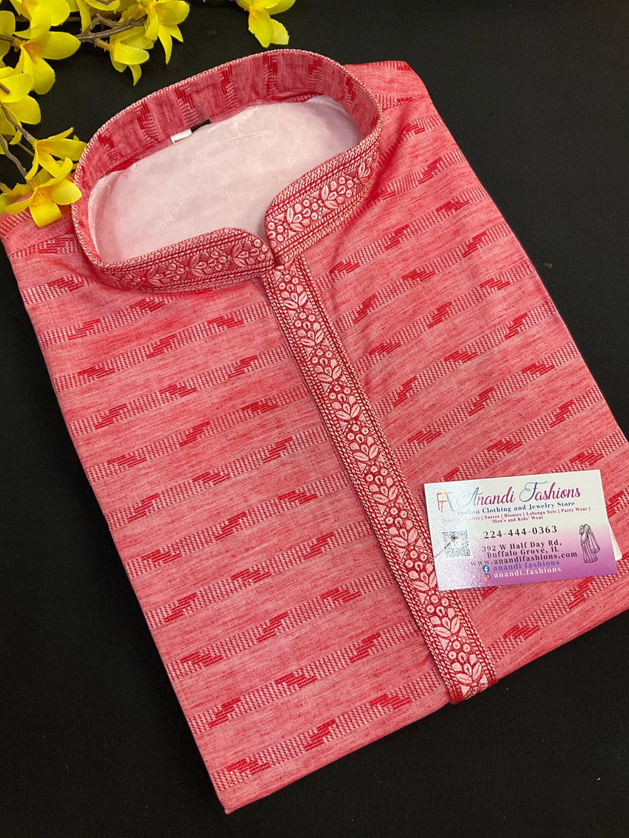 Pure Cotton Kurta - Comfortable Ethnic Wear (Kurta Only)