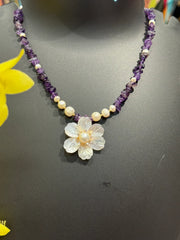 Fancy Mala with Real Pearls & shells