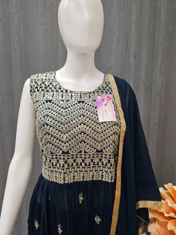 Nyra Cut Suits - Indian Party Wear Dress with Dupatta - Size 38/XS
