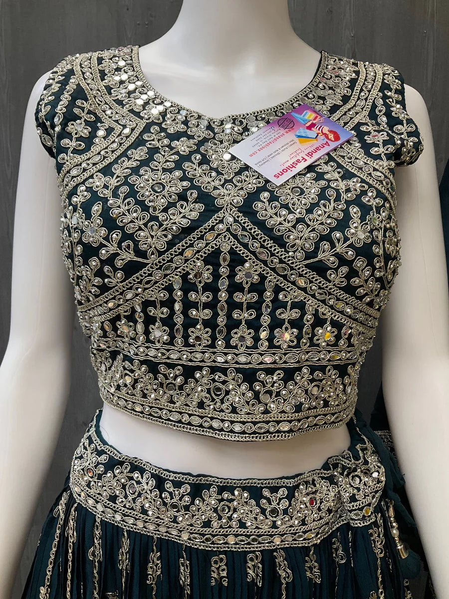 Heavy Party Wear Lehenga Choli Set - Wedding & Festive Wear