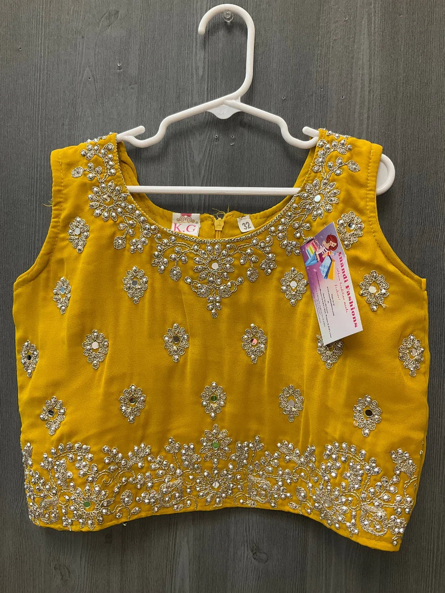 Party wear kids half saree set