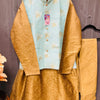 Indian Kurta for Men - Colorful Design Embroidery Mens Kurta with Jacket