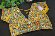 Size 38-Blouses with Multicolor thread work