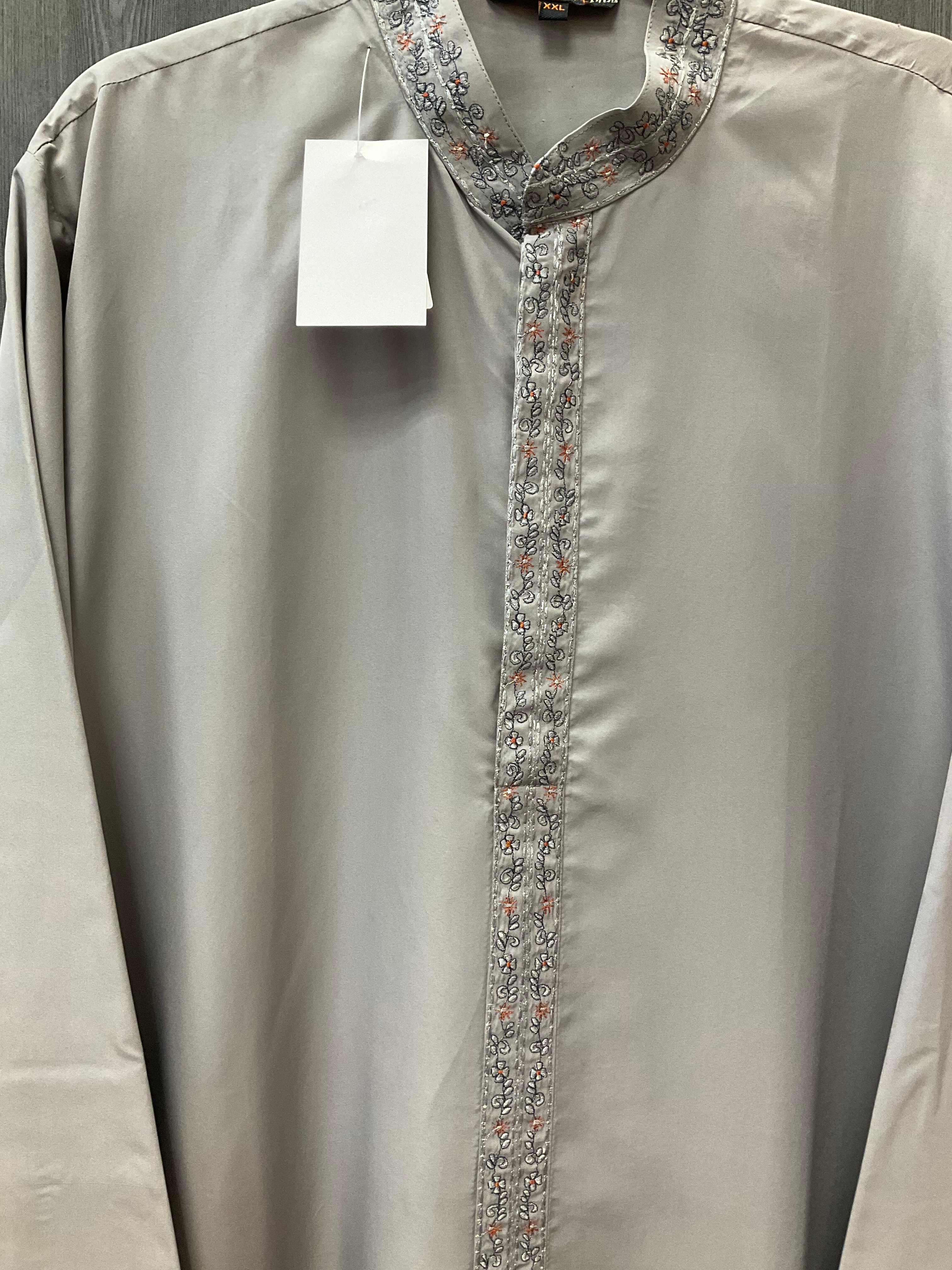 Size 44-Grey Soft kurta image 1