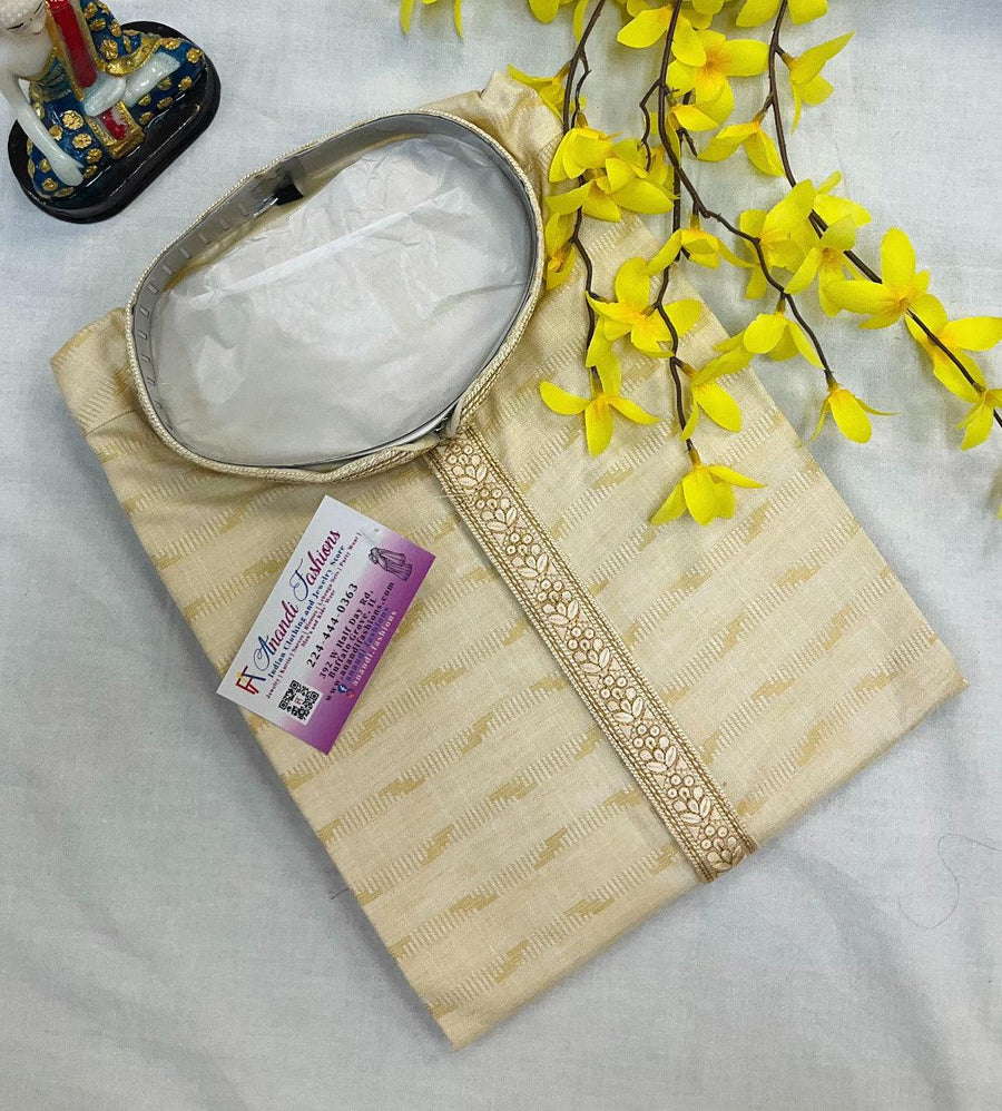 Pure Cotton Kurta - Comfortable Ethnic Wear (Kurta Only)