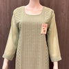 Pastel Colors-Georgette Chikankari Kurti - Elegant and stylish Chikankari Kurti