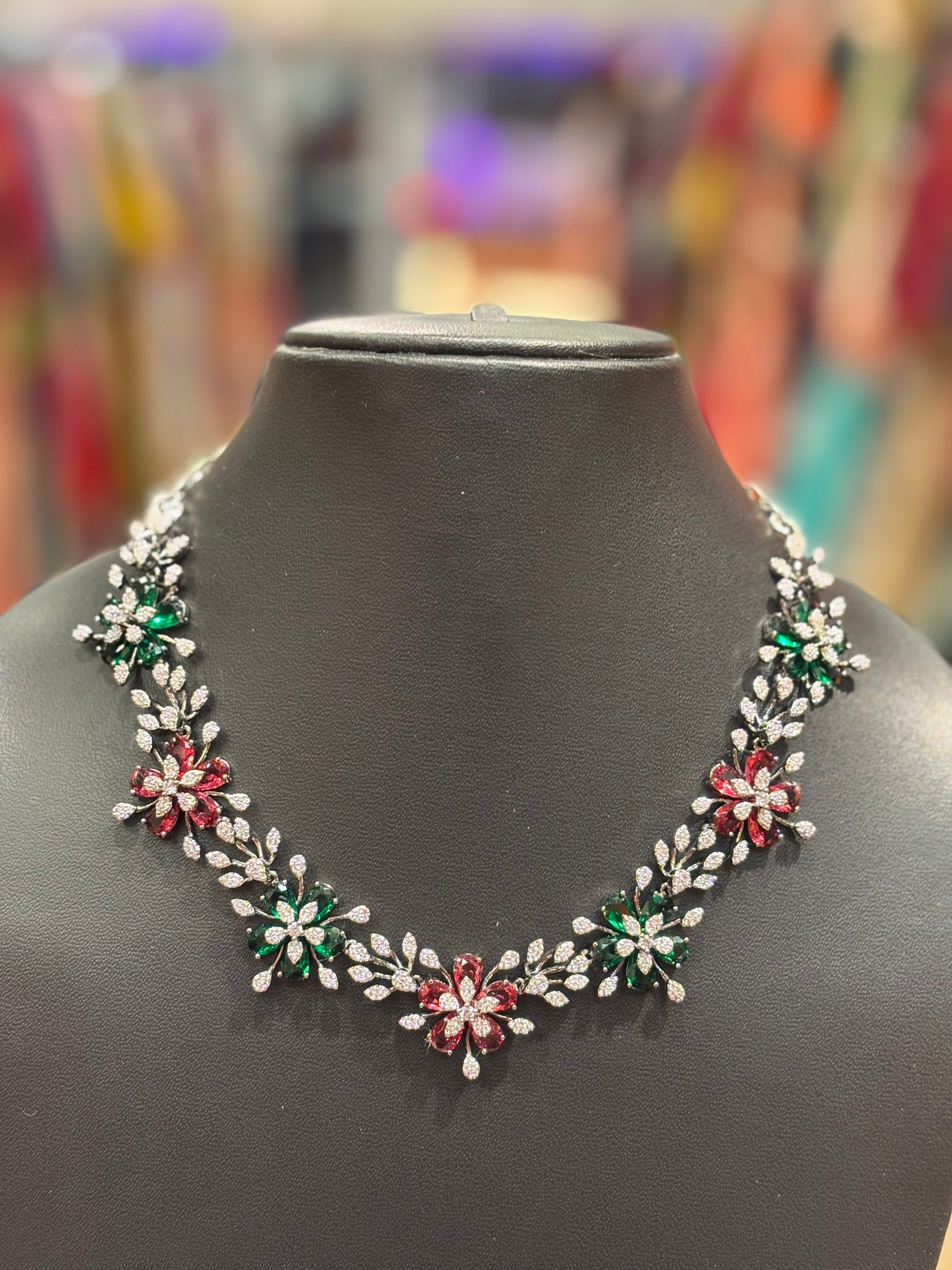 Premium Sets- Party Wear CZ Necklace set image 1