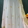 Georgette Dupattas with foil mirror