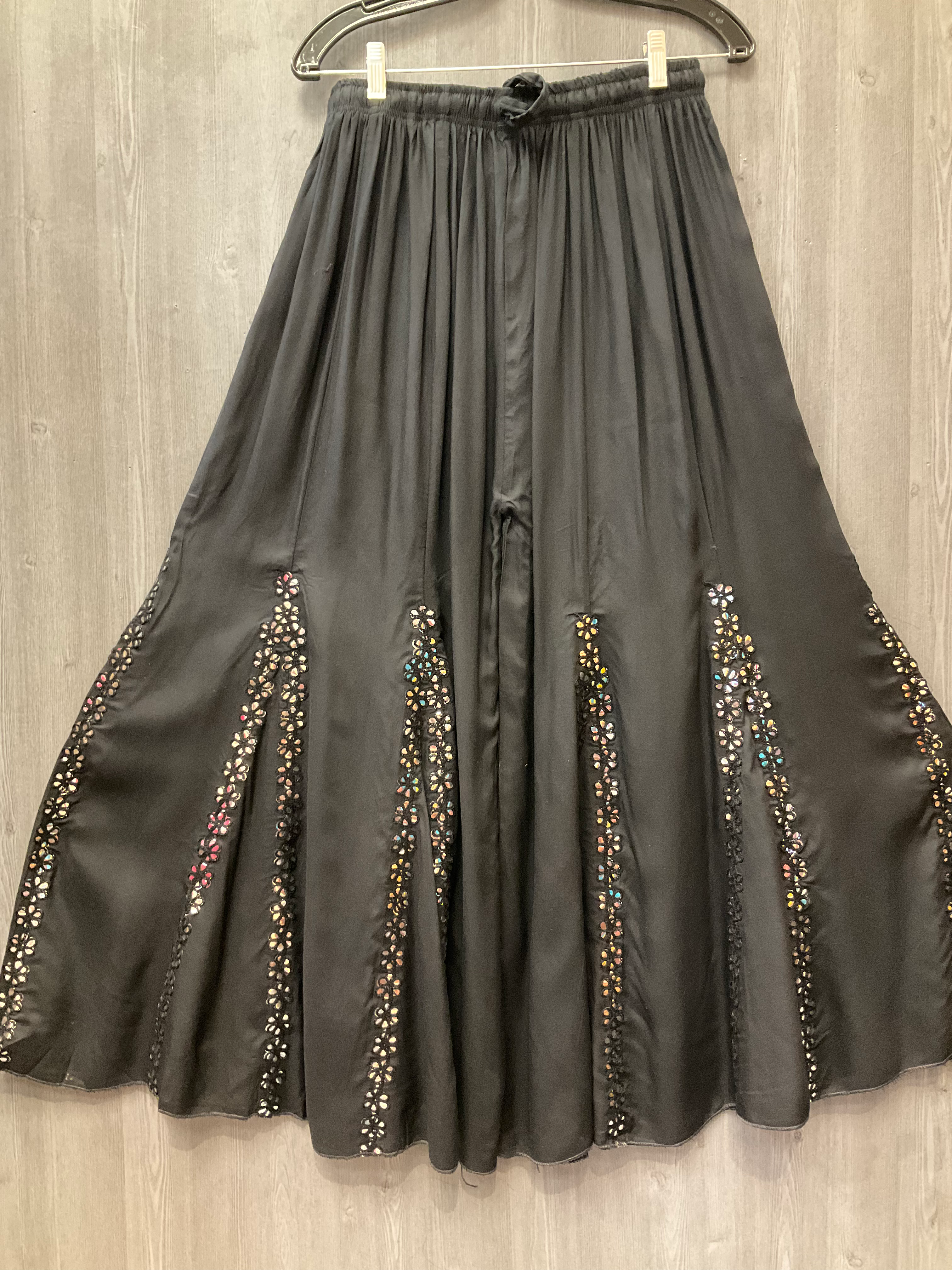 Black Rayon Sharara pants image 1