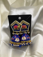 Meenakari Jumka Earrings