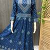 Long Kurti - Rayon print Anarkali Kurtis