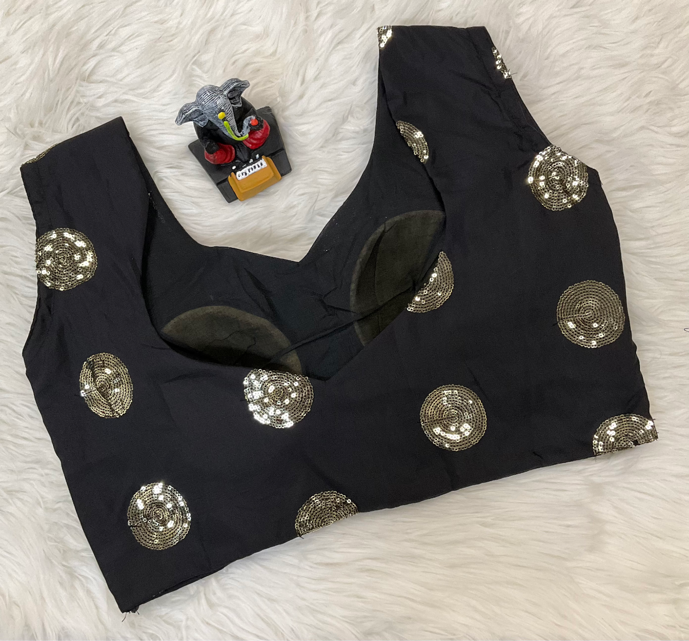 Sleeveless Blouse - Stylish and Elegant blouse with Flower Patter image 1