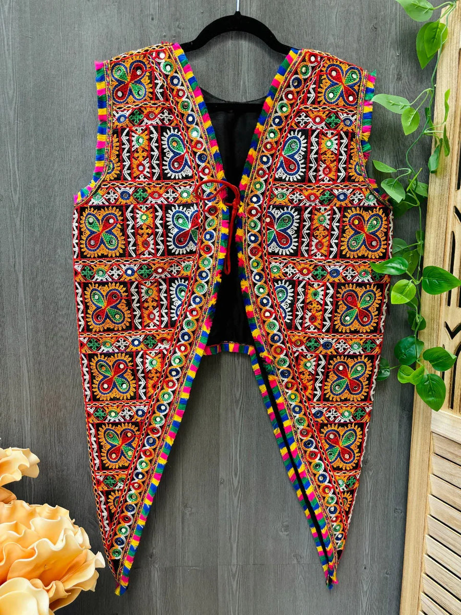 Garba/Dandiya Traditional Fish Cut Vests - Festive Ethnic Wear