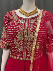 Vibrant Party Wear Lehenga Set Size 38 - Wedding & Festive