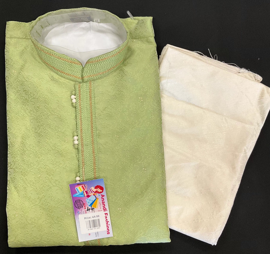 Mens Kurta Pajama Set - Elegant and Stylish Kurta with Embroidery