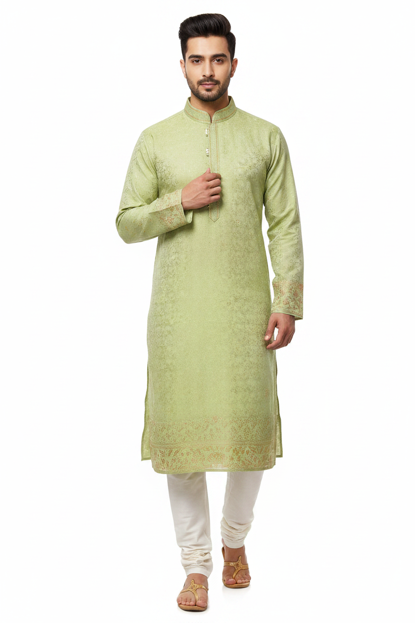 Men’s Elegant and Stylish Embroidered Kurta Set