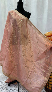 Dupatta for Women - Elegant Shimmery Zari work Dupattas