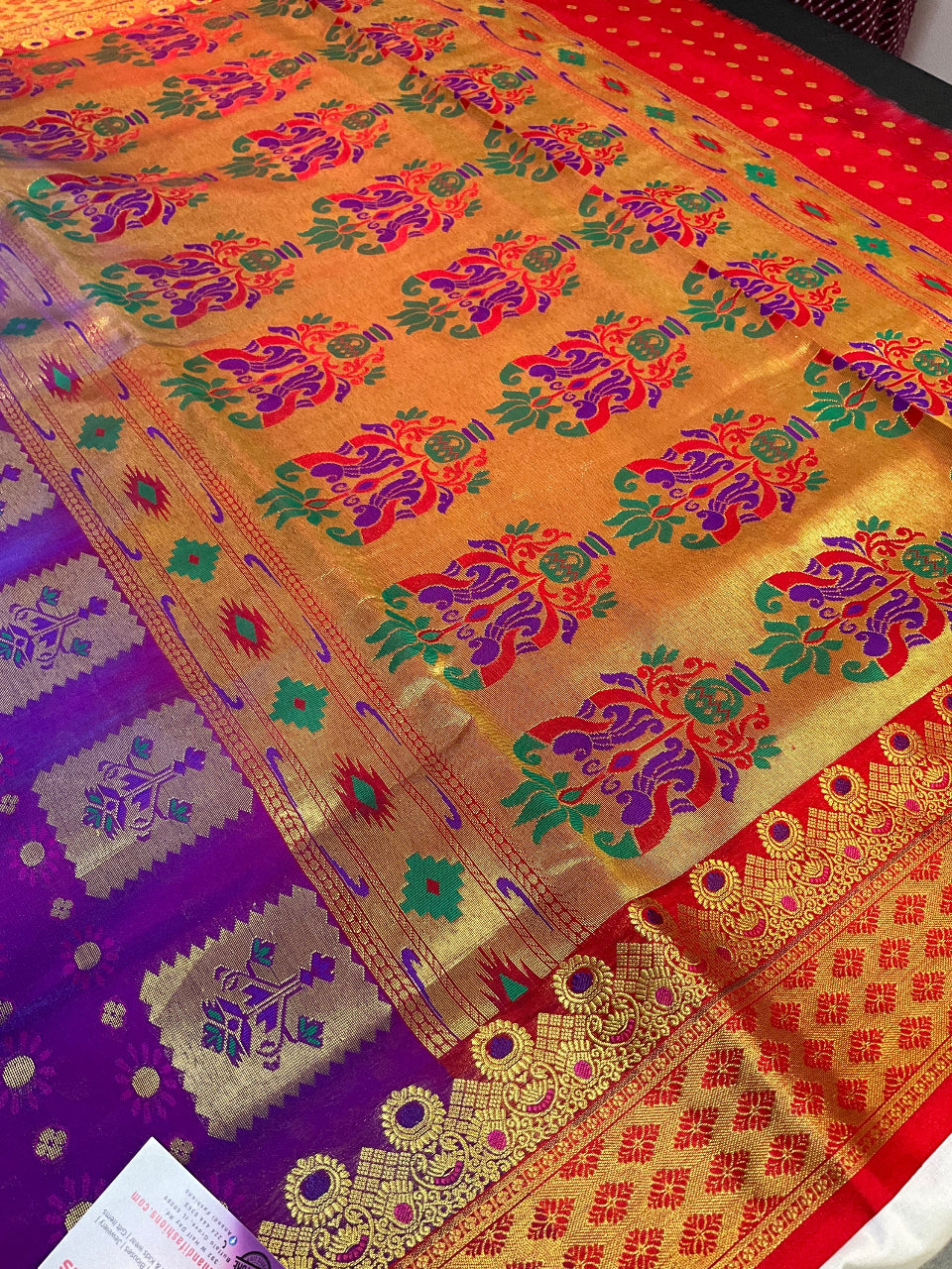 paithani Sarees - peshwai Nawari  Saree 9 yards image 4