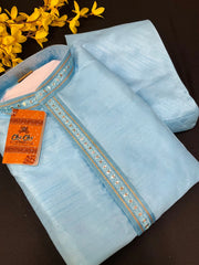 Kurta for Men - Elegant Silk Kurta Pajama Set for Men 42-44-46