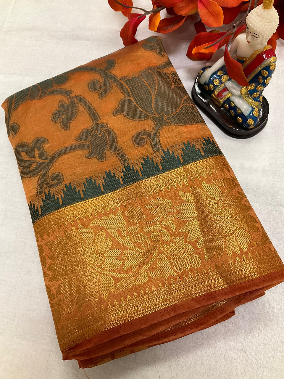 Indian Silk Saree - Semi Silk Saree image 0