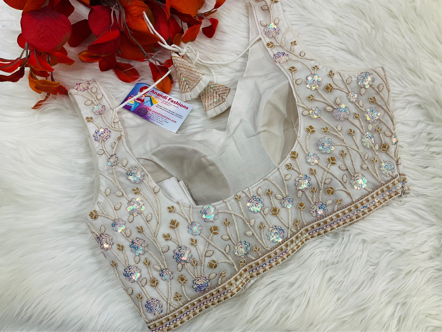 Sleeveless Blouse - Chic Elegance: Sleeveless Artistry Blouses image 2