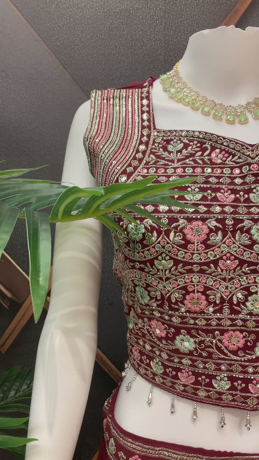 Onion Pink color- party Wear Lehenga sets-Chiffon