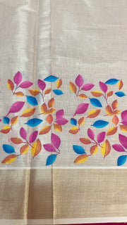 Digital Print Kerala saree