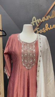 Plus Size Anarkali party Wear kurti set