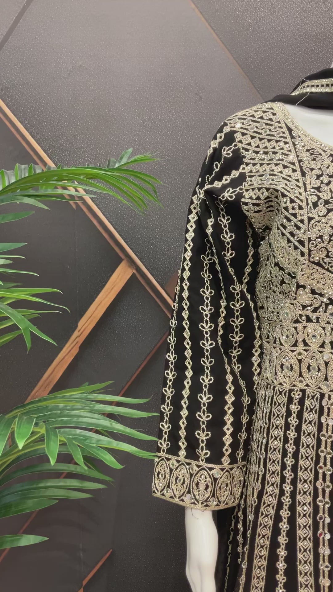 Heavy Party wear Georgette Long Dress