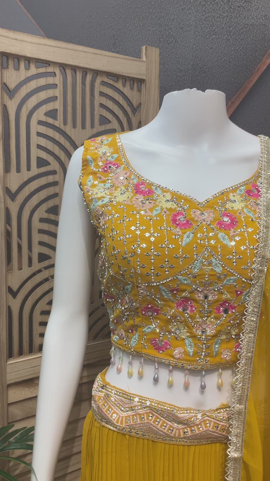 Celebration Chic: Vibrant Lehenga Set for Festive Moments