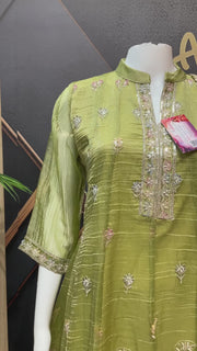 Women’s Green Party Wear Palazzo set
