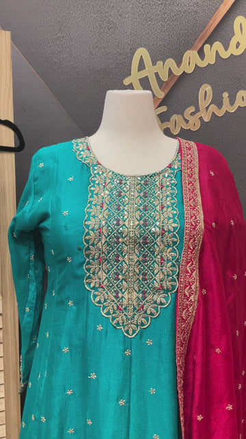 Size 44- Party Wear Anarkali Kurti sets