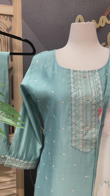 Plus Size Pastel Color - Kurti sets