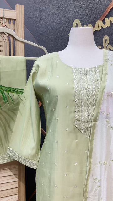 Plus Size Pastel Color - Kurti sets