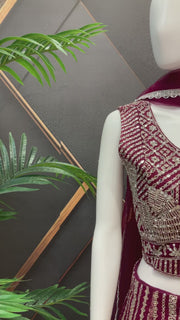 Heavy Work Net Lehenga Set Colors