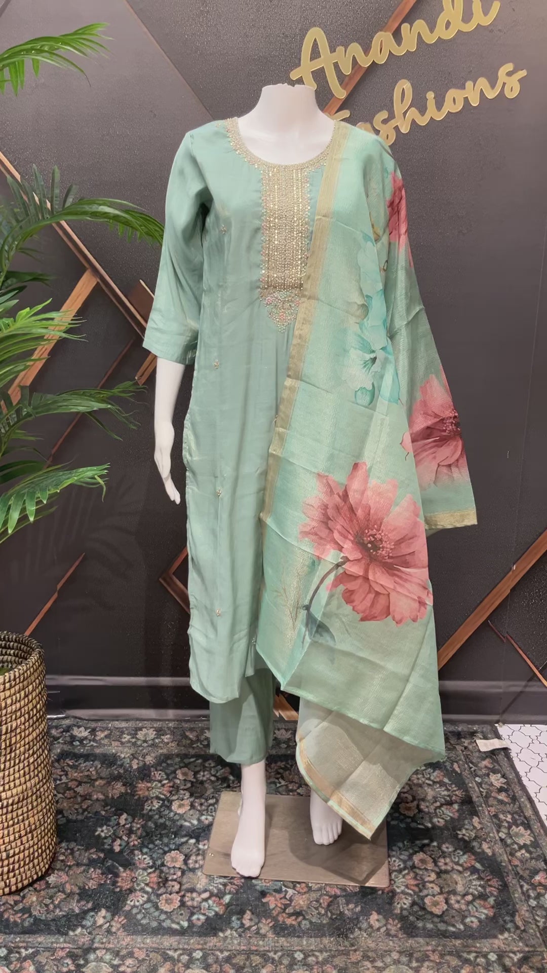 Pastel color Kurti set- Size 36/42