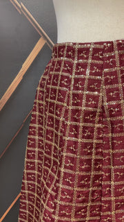 Maroon Lehenga Wedding & Festive Skirt